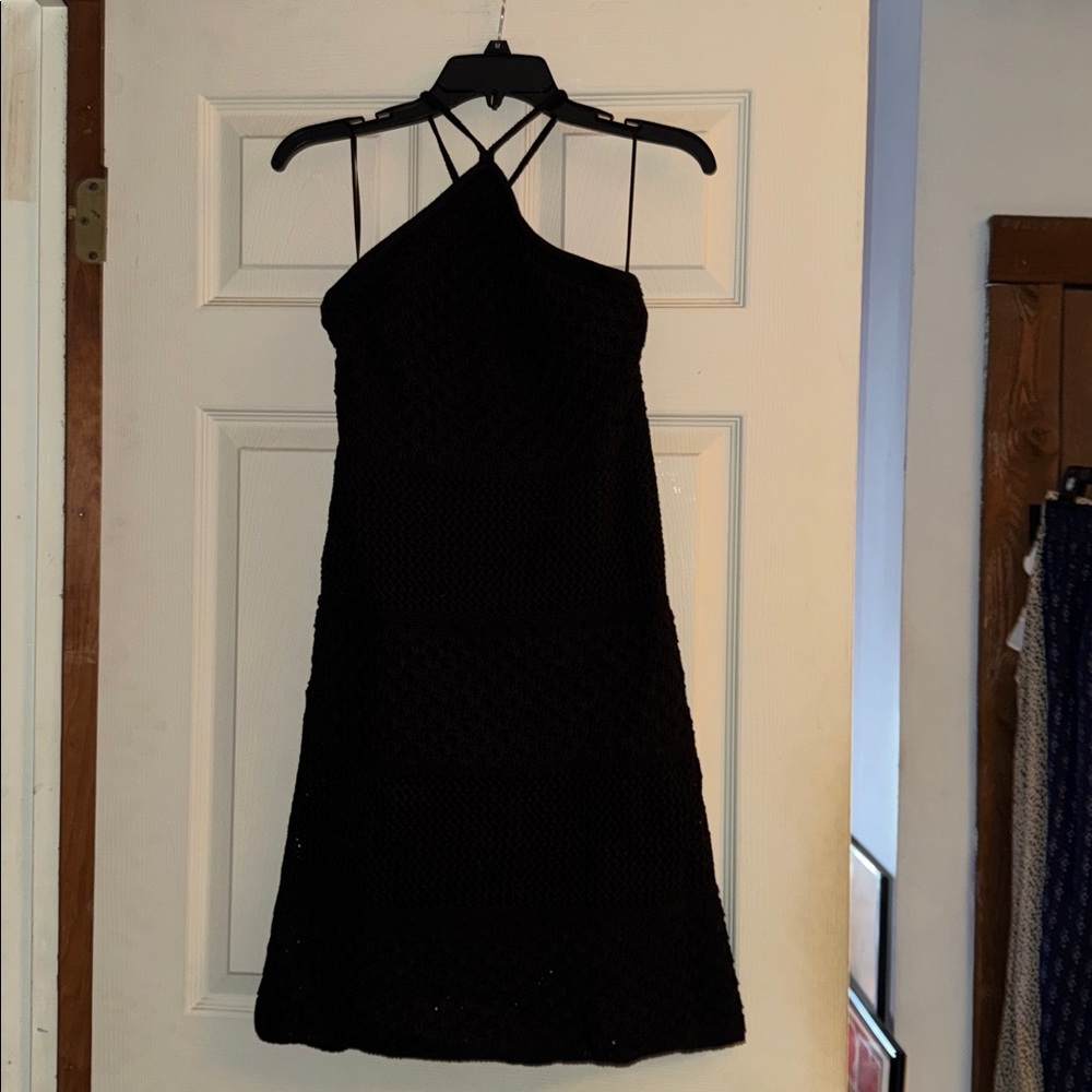NWOT Old Navy Black Crochet Dress